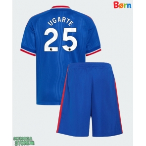 Manchester United Manuel Ugarte #25 Replika Babytøj Udebanesæt Børn 2026-27 Kortærmet (+ Korte bukser)
